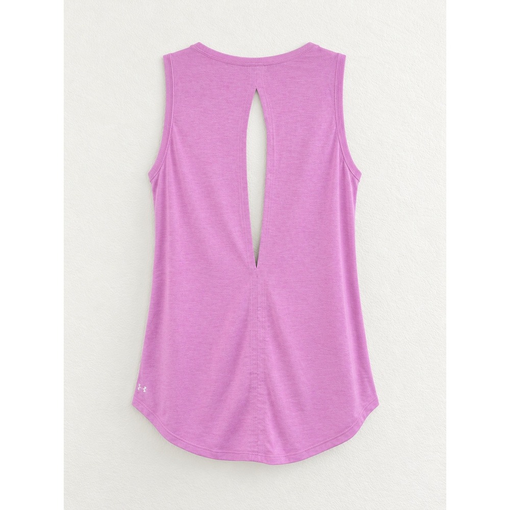 Athleta Women's Small Petite Pink Open Back Tank Top Workout Yoga Activewear